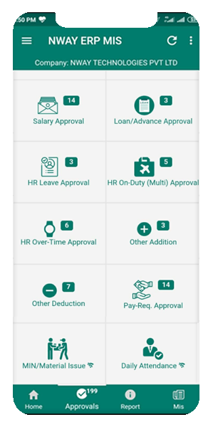 ERP Mobile Application