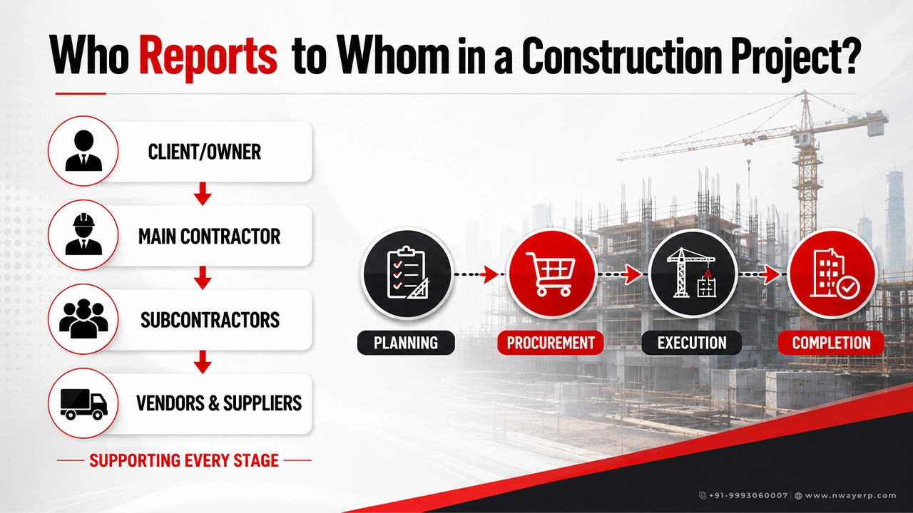Who Reports to Whom in a Construction Project?