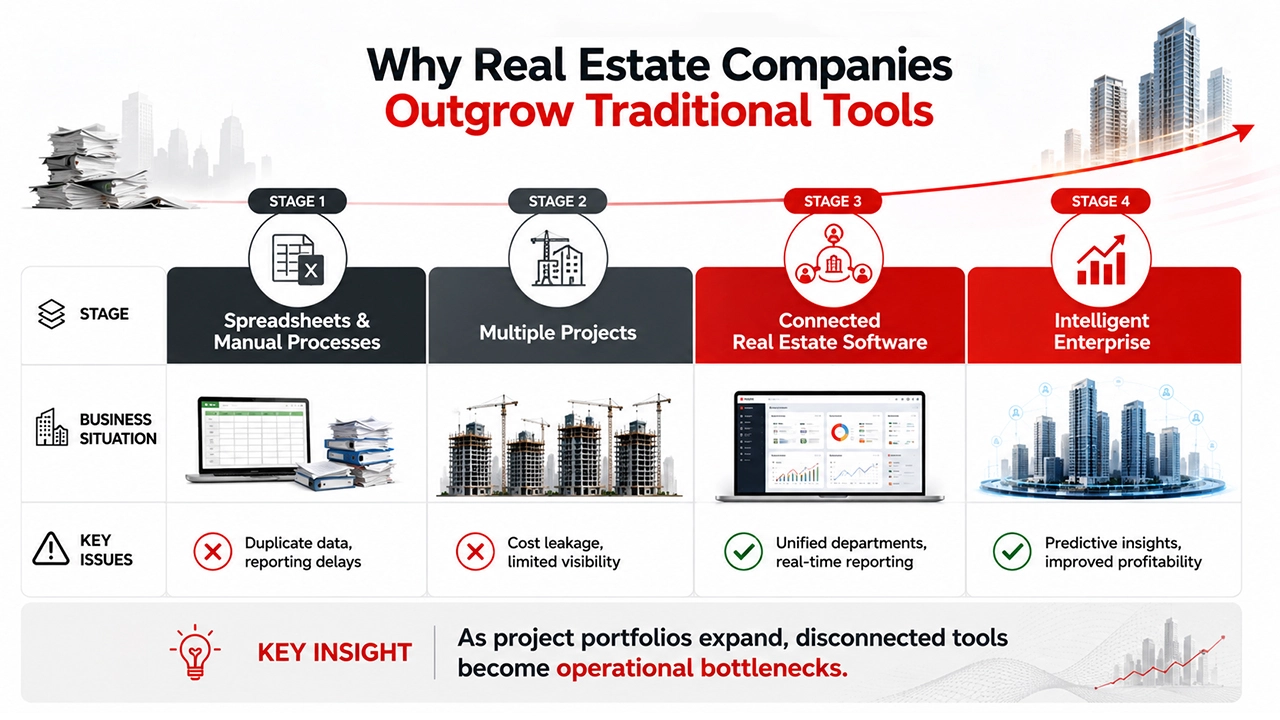 Why Real Estate Companies Outgrow Traditional Tools