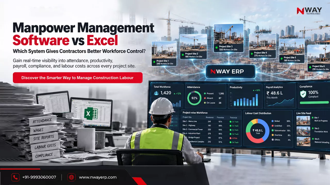 Manpower Management Software vs Excel: Which Is Better for Contractors?
