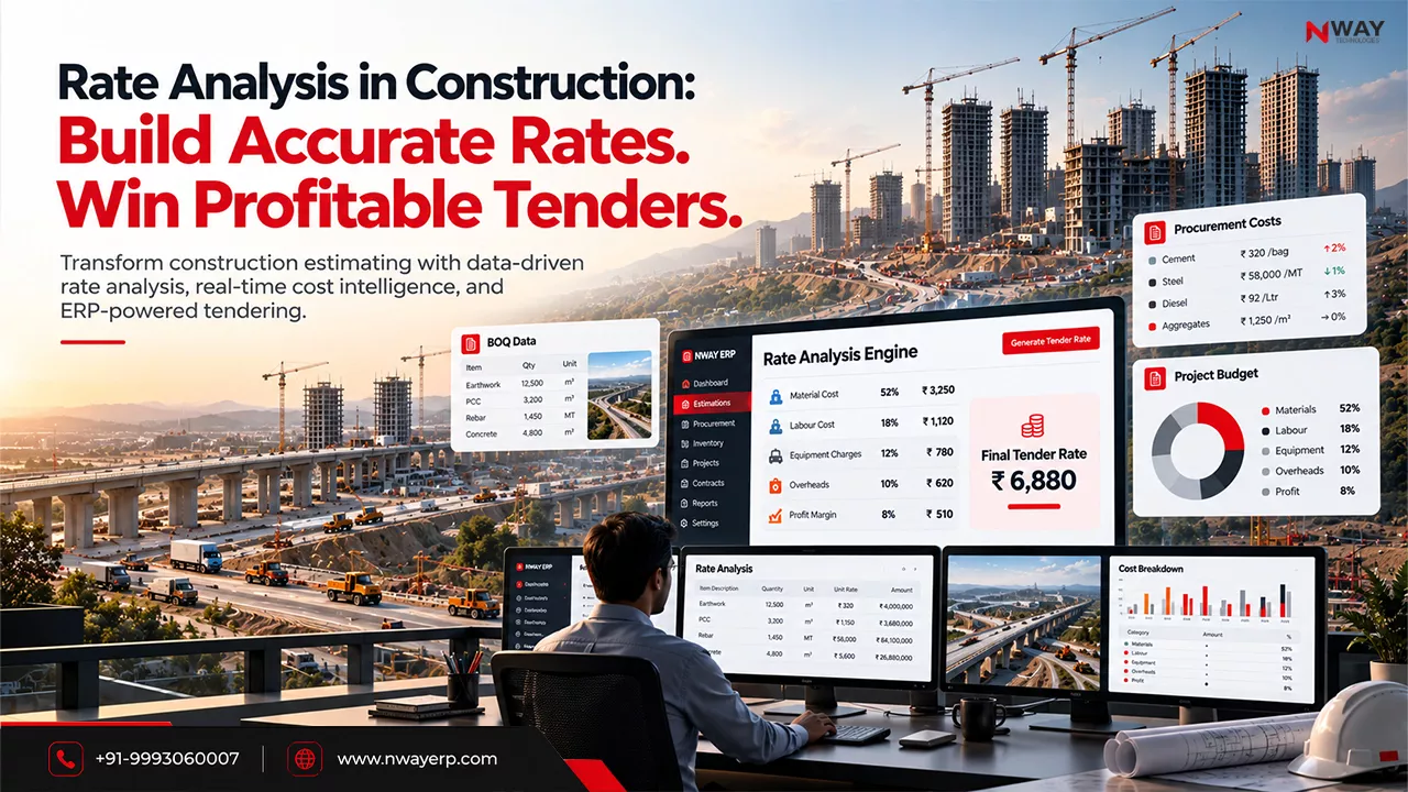 Rate Analysis in Construction: Method, Examples & Software for Faster Tendering
