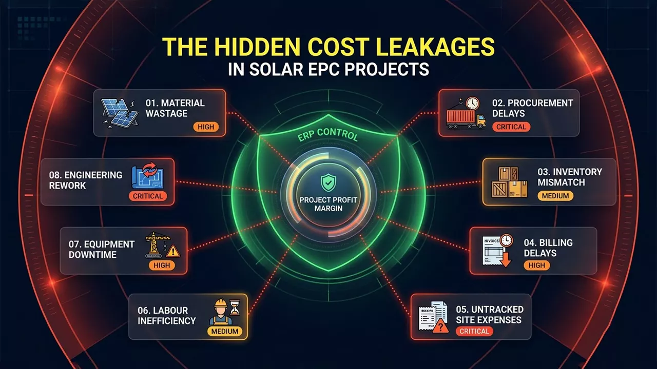 The Hidden Cost Leakages in Solar EPC Projects
