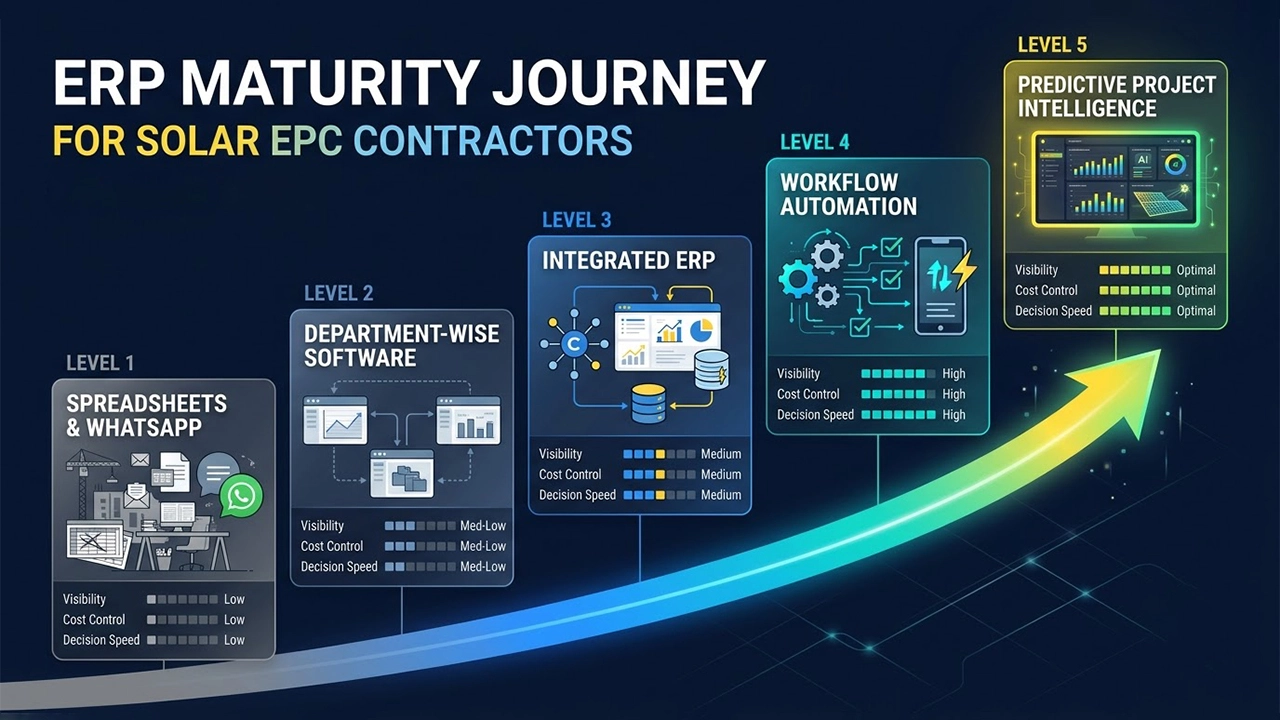 ERP Maturity Journey for Solar EPC Contractors