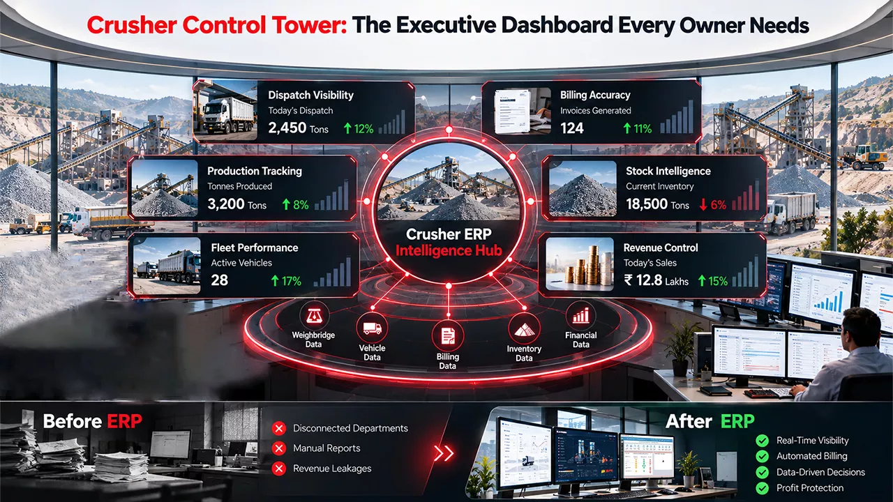 Crusher Control Tower: The Executive Dashboard Every Owner Needs